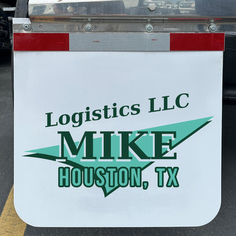 custom logo mud flap